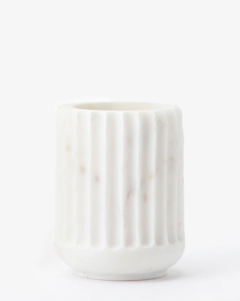 Grayson White Marble Vase | McGee & Co.