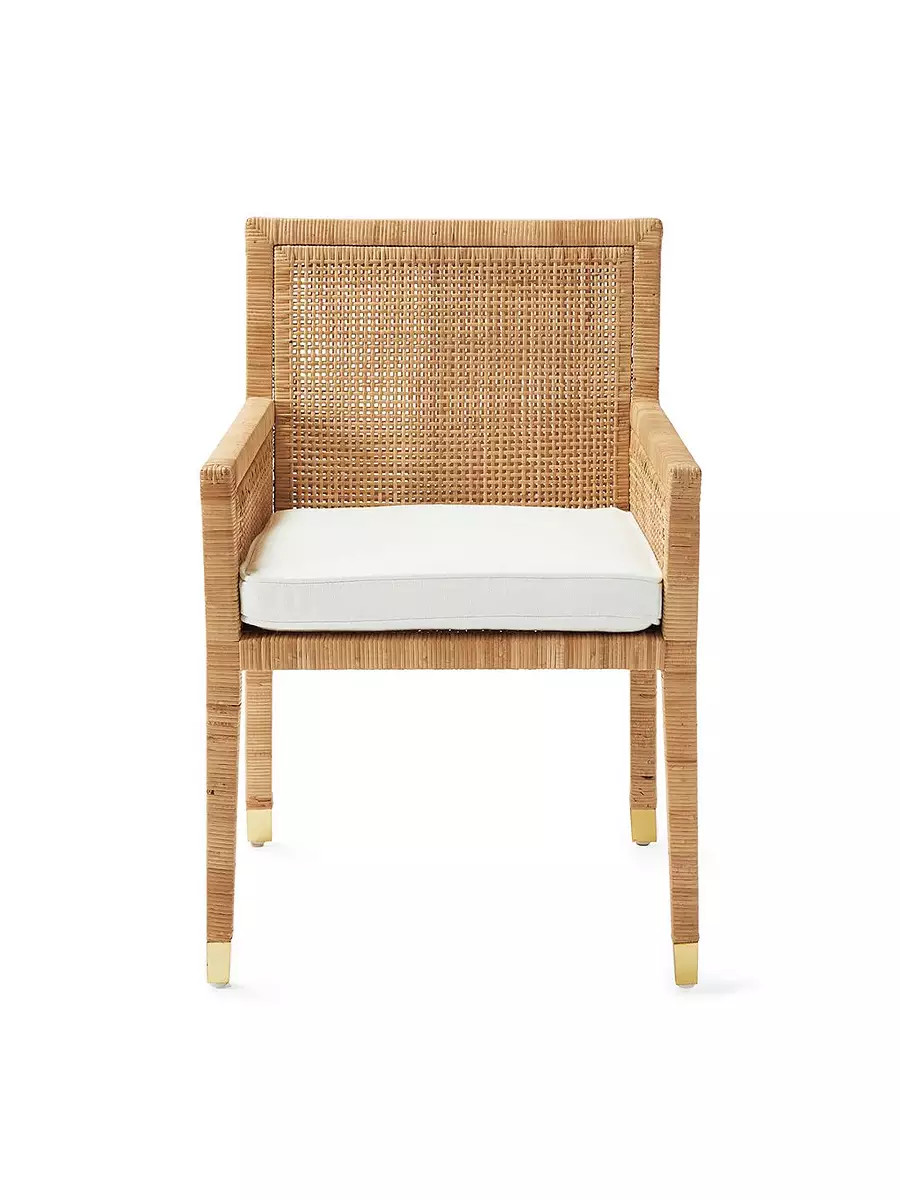 Balboa Rattan Armchair - Natural | Serena and Lily