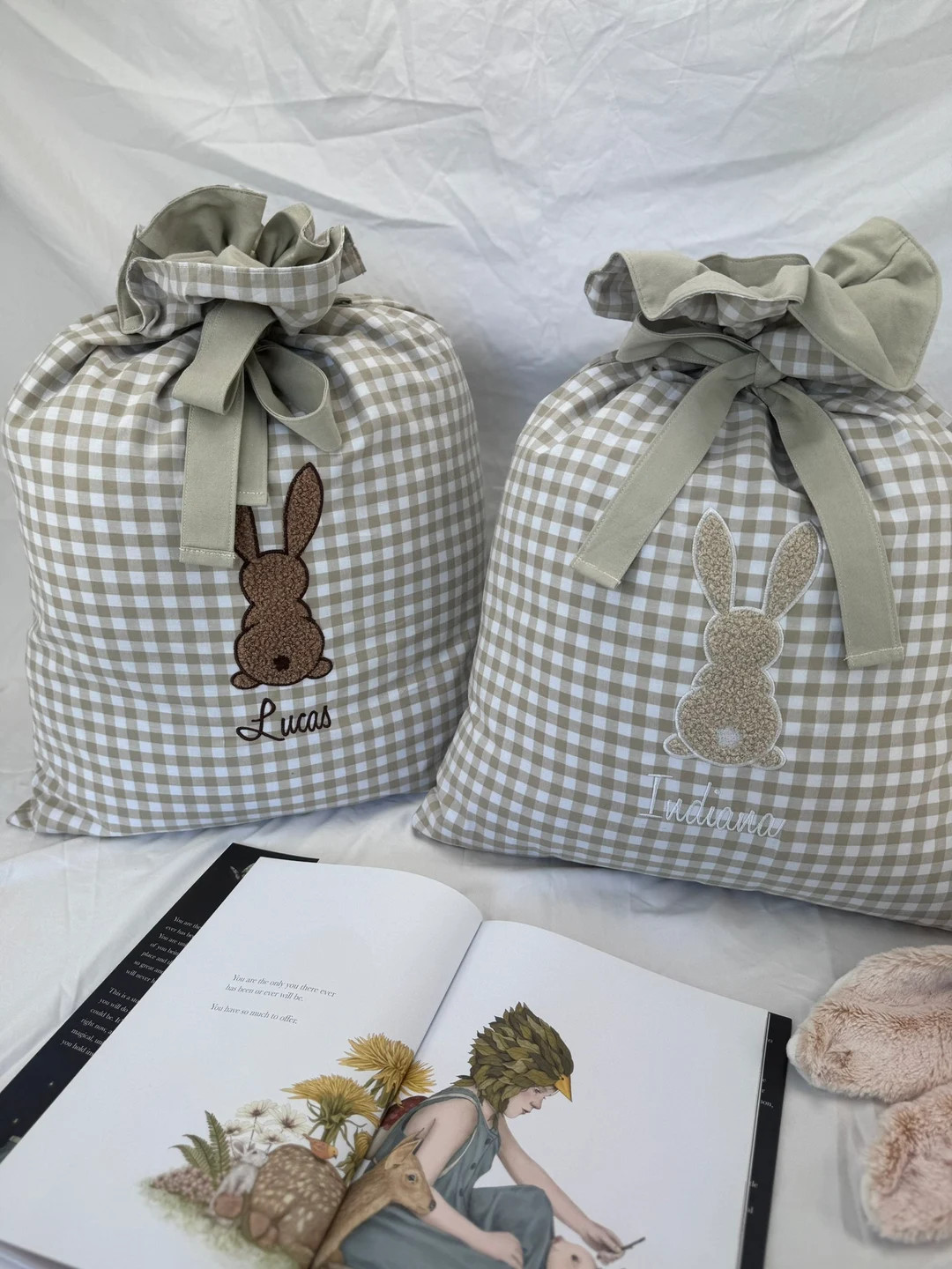 Personalised Easter Sack basket - Etsy Australia | Etsy (AU)