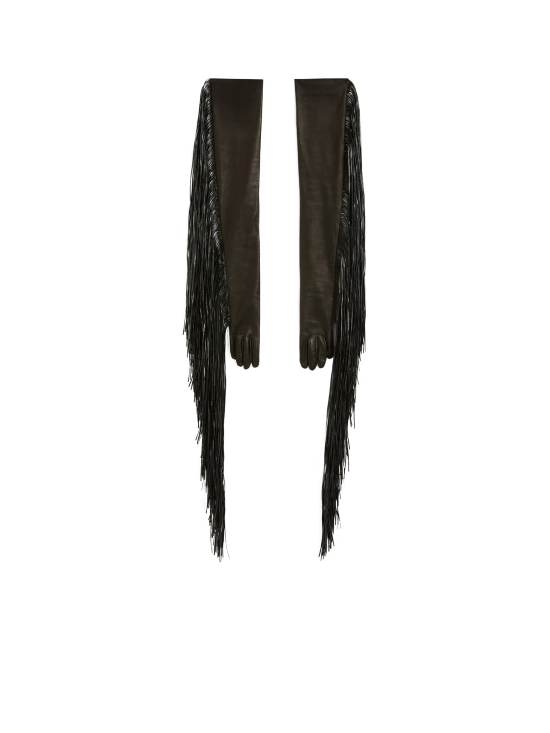 Sportmax Fringes Long Gloves | Senser US
