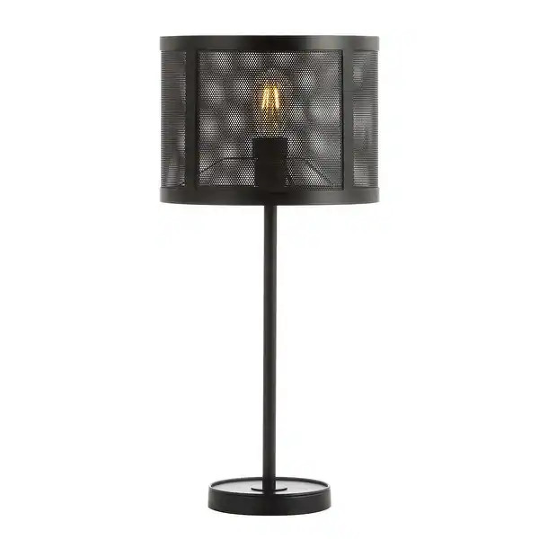 JONATHAN Y Alys 25" Minimalist Metal LED Table Lamp, Black - Bed Bath & Beyond - 35647929 | Bed Bath & Beyond