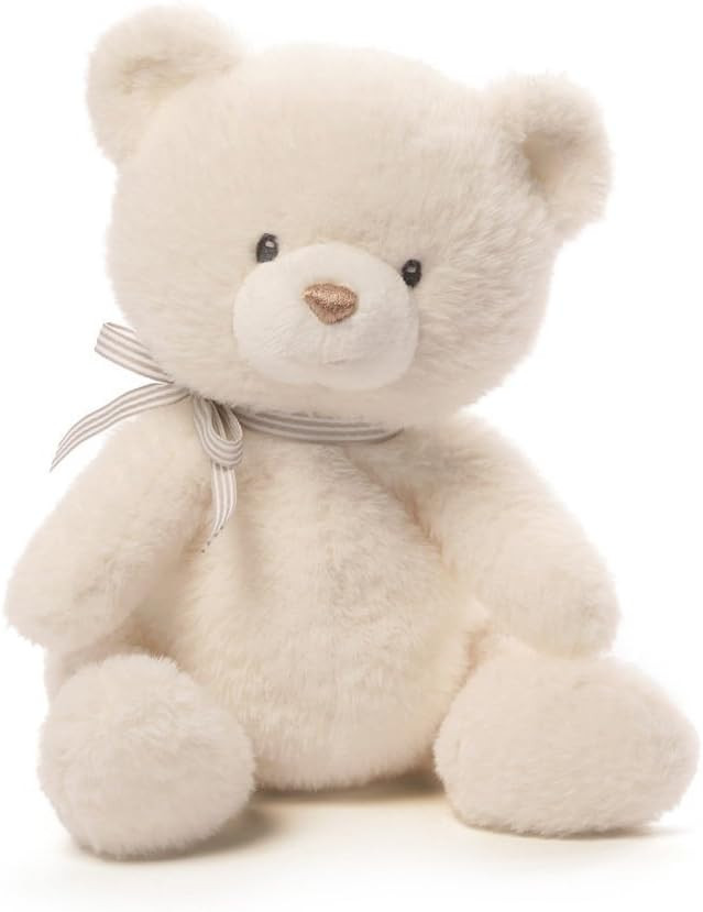 Baby GUND Oh So Soft Teddy Bear Stuffed Animal Plush, Cream, 12 inch | Amazon (US)