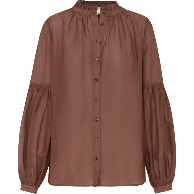 Women's Eddy shirt, Chocolate | Maisonette