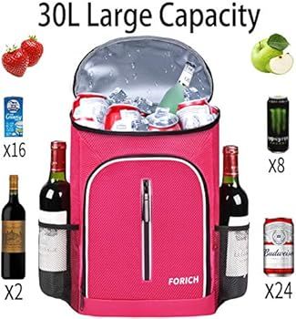 Amazon.com : FORICH Soft Cooler Backpack Insulated Waterproof Backpack Cooler Bag Leak Proof Portabl | Amazon (US)