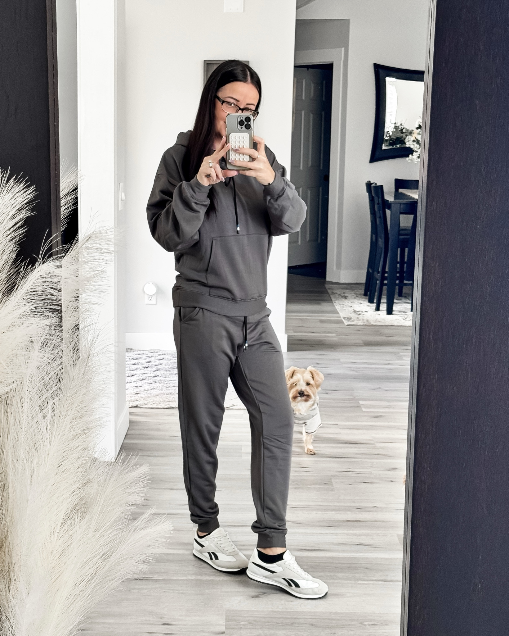 The Monterey Set from Losano is THAT elevated everyday set you’ll reach for on repeat. Made from their dreamy Tenderblend fabric, it’s unbelievably soft, lightweight, and perfectly cozy without feeling bulky. The charcoal color is such a chic neutral — easy to dress up with sleek sneakers or keep casual for coffee runs, travel days, or lounging at home.

The fit is relaxed but flattering, with that effortless put-together vibe we all love. It’s breathable, smooth, and moves with you — basically comfort meets cool-girl athleisure. If you’re building a capsule wardrobe, this set is a must.
Comes in so many gorgeous colors.

Trust me… once you put it on, you won’t want to take it off. 

charcoal lounge set • Losano Monterey set • Tenderblend fabric set • women’s matching sweat set • lightweight lounge set • neutral athleisure outfit • cozy two piece set women • elevated loungewear set • charcoal jogger set • soft travel outfit women • minimalist capsule wardrobe set • comfortable everyday outfit women

charcoal lounge set • Losano Monterey set • Tenderblend fabric set • women’s matching sweat set • lightweight lounge set • neutral athleisure outfit • cozy two piece set women • elevated loungewear set • charcoal jogger set • soft travel outfit women • minimalist capsule wardrobe set • comfortable everyday outfit women

#LTKActive #LTKTravel #LTKootd