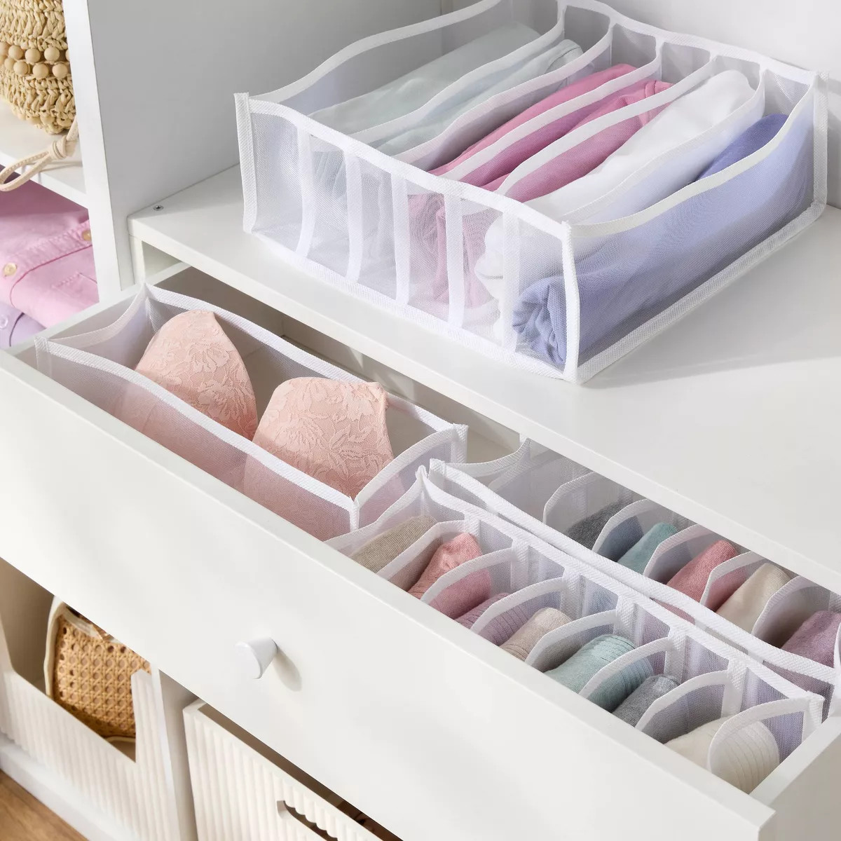 Mesh Drawer Organizer Inserts 4pk - Brightroom™ | Target