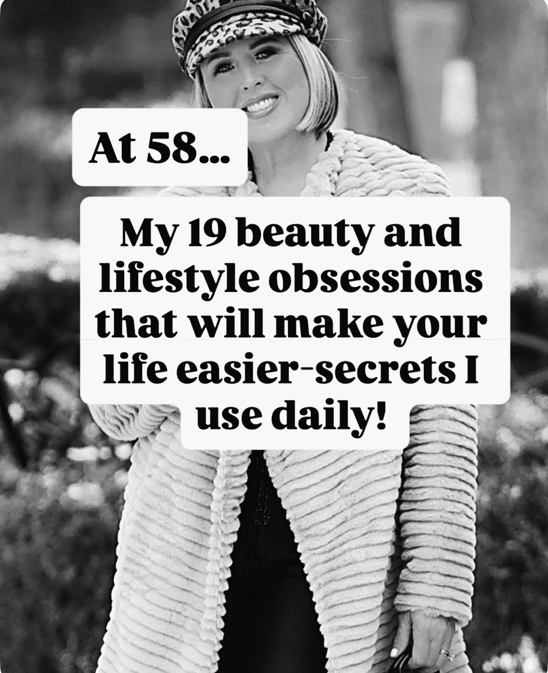 Spilling the secrets on my lifestyle and beauty obsessions that I swear by and use daily. 

 #LTKdayinmylife #LTKOver40 #LTKBeauty