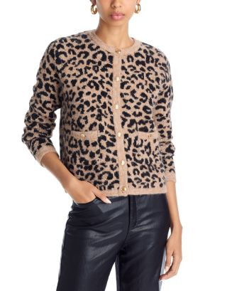 Leopard Cardigan - Exclusive | Bloomingdale's (US)