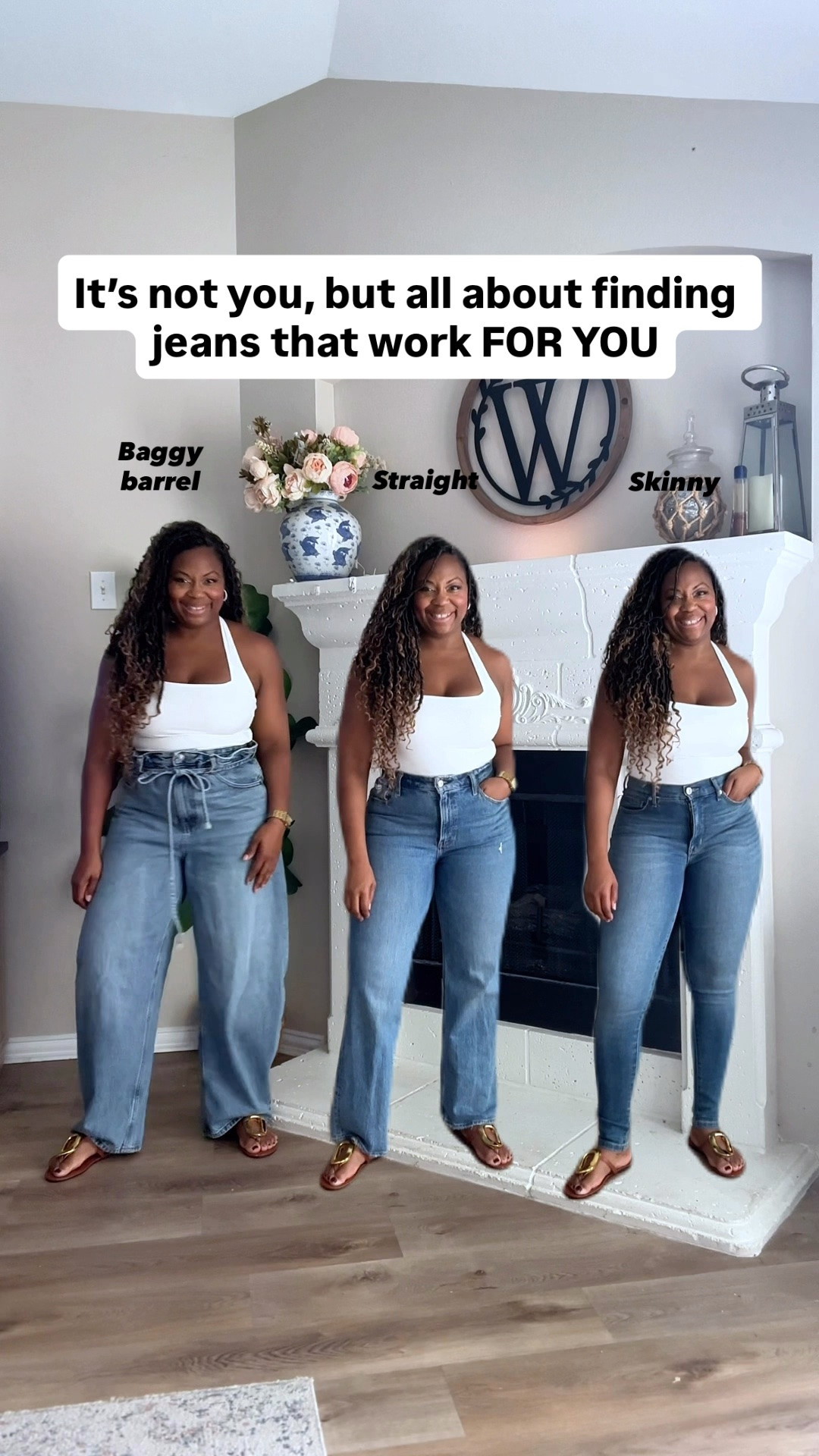 What’s your favorite denim style??

Baggy barrel style: KBB size 6
Straight: Abercrombie curve love size 28
Skinny: Amazon 9 west size 6

 I love how the straight and barrel styles are more flattering on my overall silhouette vs this skinny style was of course super hard to get on lol and not as flattering on my tummy