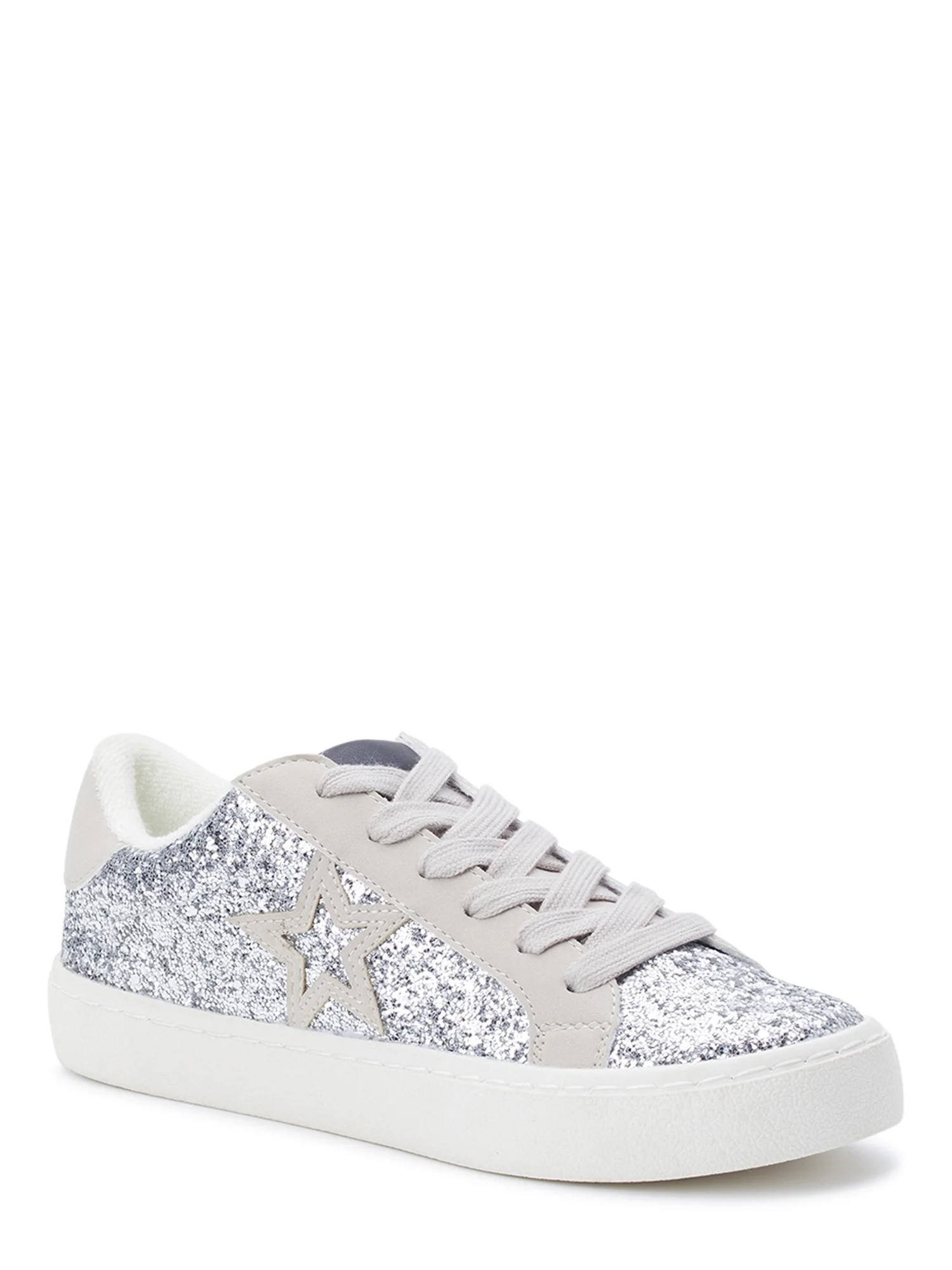 No Boundaries Women's Low Star Sneakers | Walmart (US)