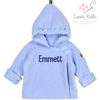 Monogrammed Fleece Widgeon Favorite Jacket | Light Blue | Etsy (US)