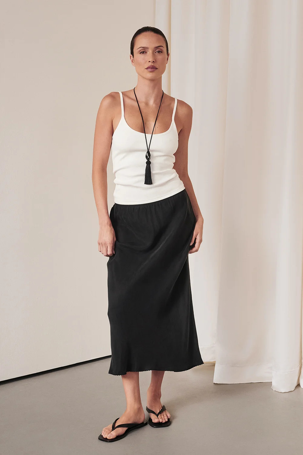 GEORGINA OFF WHITE TANK | DISSH