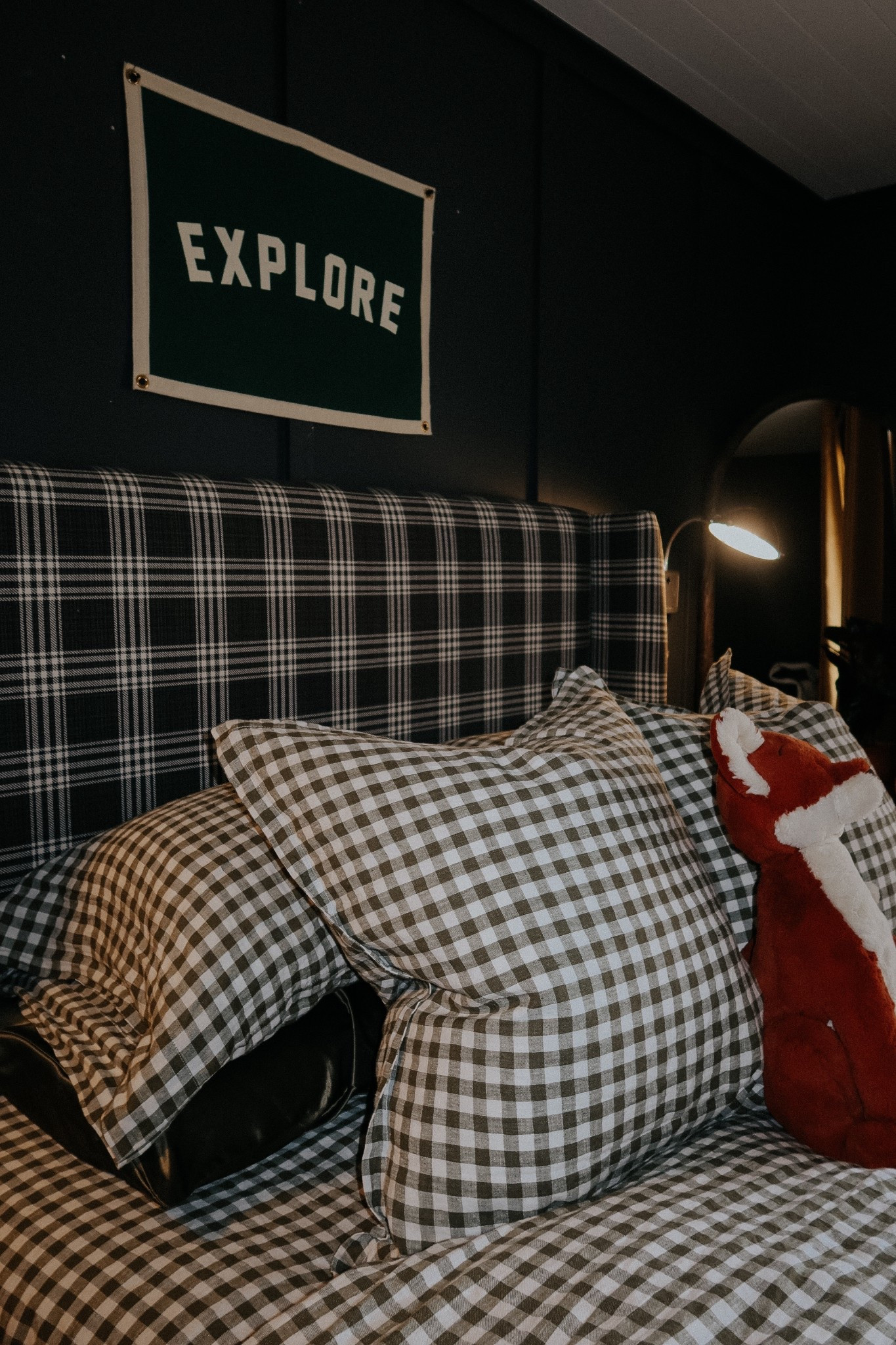 Silk pillowcase is Dusty Olive 