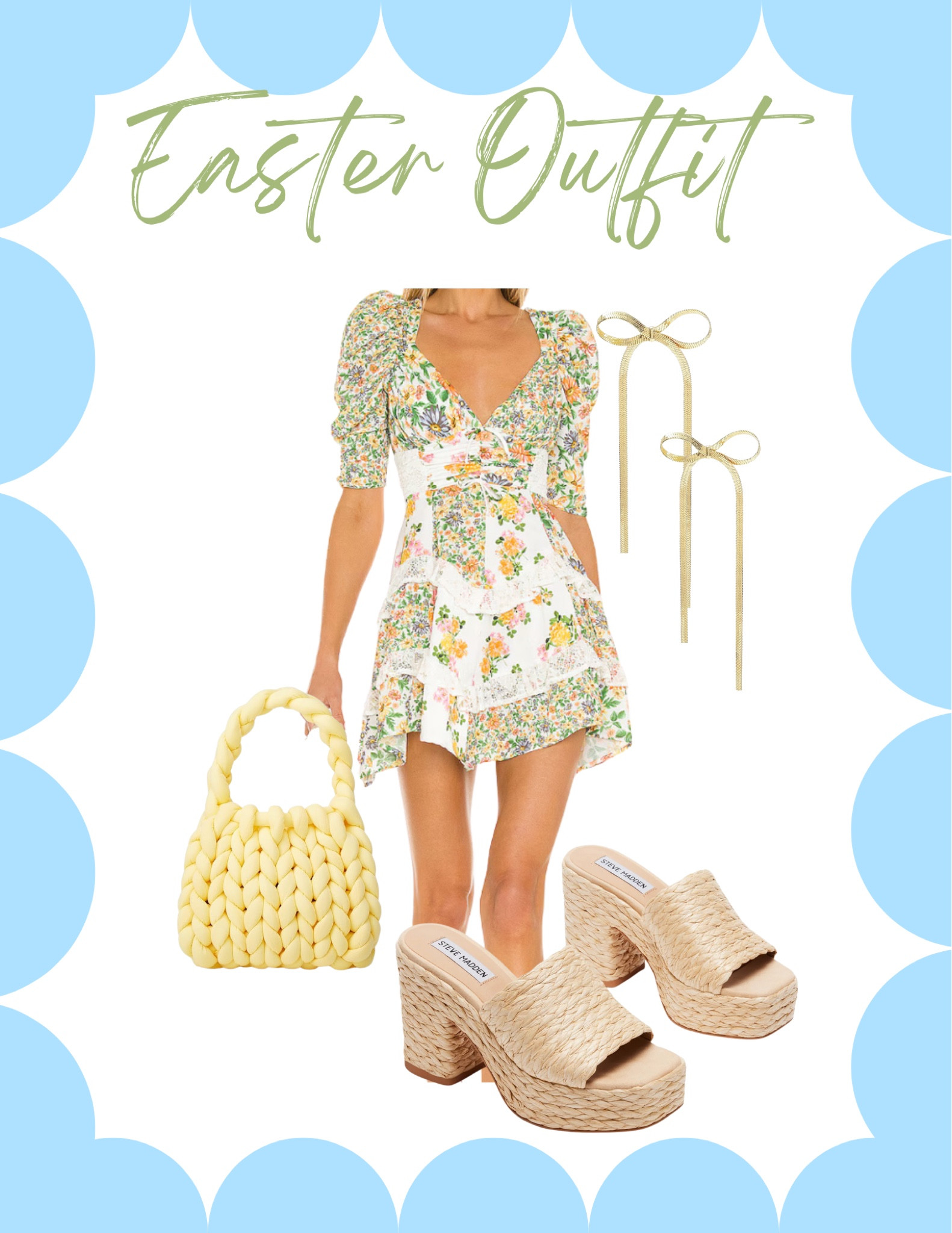 Easter outfit! Floral 💚💛💙#LTKEaster

#LTKSeasonal