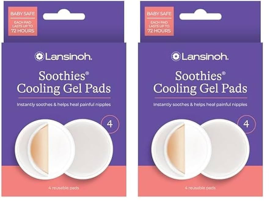Lansinoh Soothies Cooling Gel Pads for Nursing, Baby & Postpartum Essentials, Reusable Breastfeed... | Amazon (US)