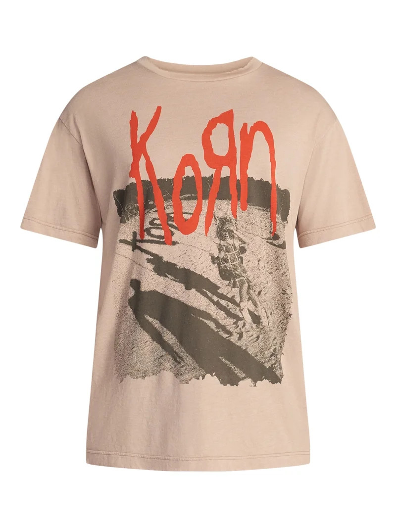 KoRn Men's and Big Men's Boxy Fit Graphic Tee, Sizes XS-5XL | Walmart (US)