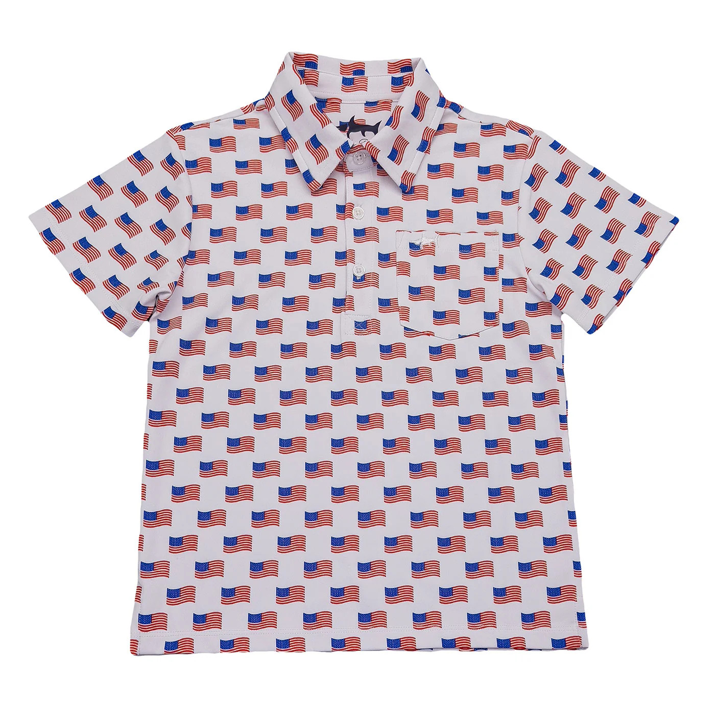 Inshore Performance Polo Flags | Saltwater Boys Company