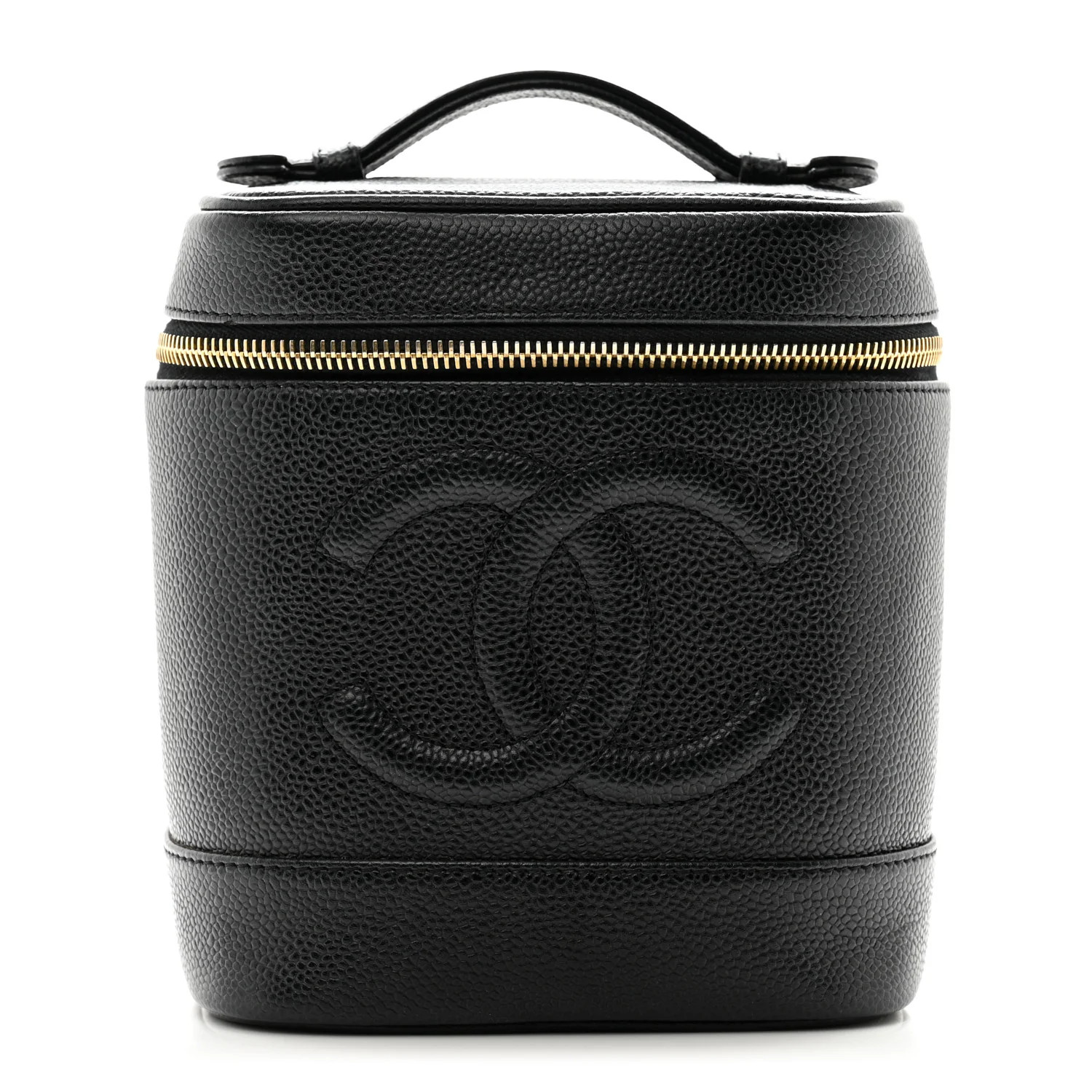 Caviar Vanity Cosmetic Case Black | FASHIONPHILE (US)