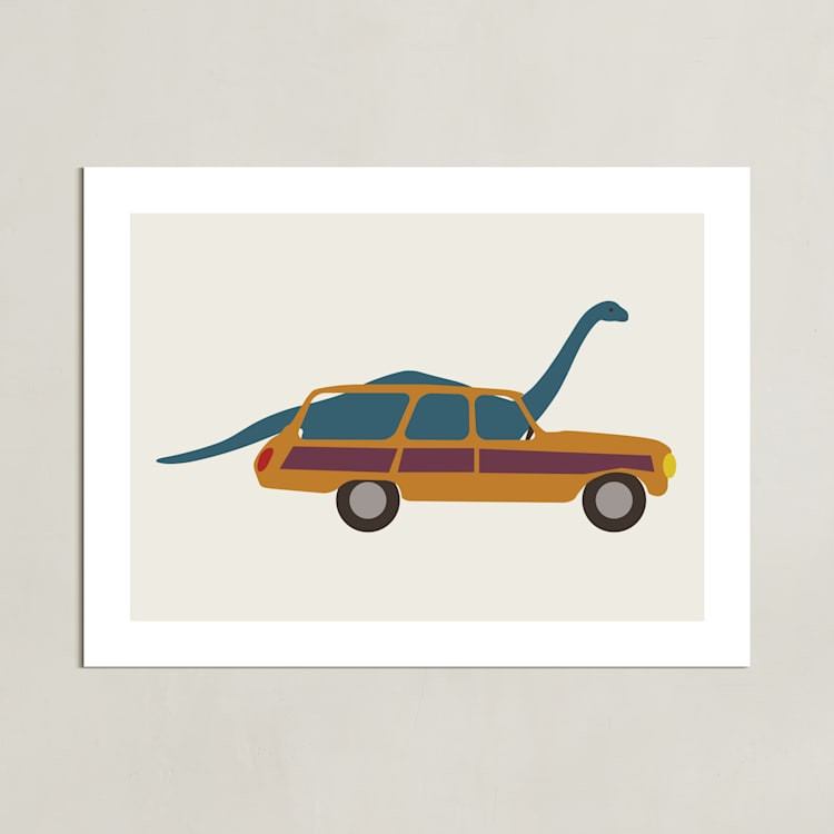 Driving Apatosaurus | Minted