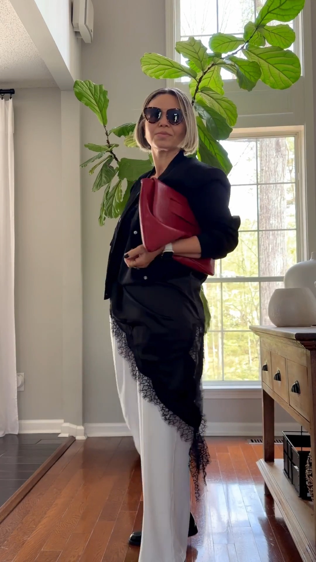 spring outfits 2026
Color combo: black,white and red 
#colorcombo #spring #outfit 

#LTKSeasonal #LTKOver40 #LTKPetite