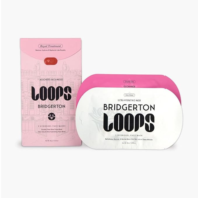 LOOPS Beauty Bridgerton™ NETFLIX Royal Treatment Set -The Best Hydrogel Face Masks for Every Sk... | Amazon (US)