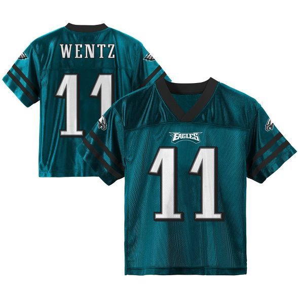 NFL Philadelphia Eagles Boys' Carson Wentz Short Sleeve Jersey | Target