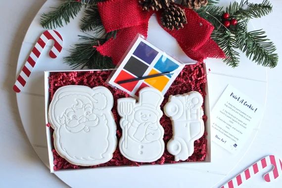 Christmas PYO 3 Pack, Xmas PYO Set ,  Xmas Cookies, Christmas Cookies Set, PYO Cookie Set, Cookie... | Etsy (US)