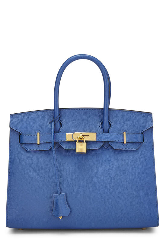 Blue France Epsom Birkin 30 | What Goes Around Comes Around
