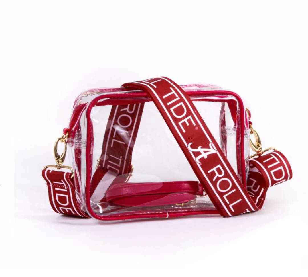 Alabama Purse With Strap ROLL TIDE - Adjustable, Licensed, Patterned, Crossbody, Canvas, Stadium ... | Etsy (US)