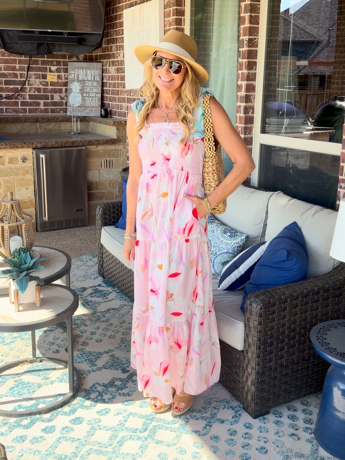 This is the most gorgeous spring dress. I’m obsessed. I’m wearing a size small. 

Dresses | romantic dress | dress | dress with pockets | date night | maxi dress | Easter dress | church dress | Mother’s Day dress | floral | flowy | wedding guest | summer | vacation | travel | Amazon 


#LTKmomlife #LTKSaleAlert #LTKootd