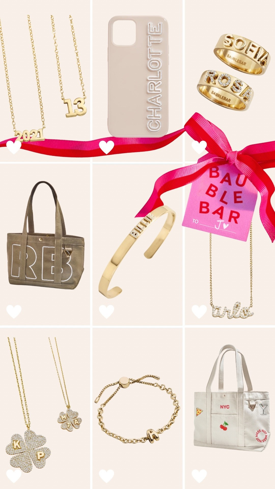 ENDS TONIGHT — BaubleBar 25% off ALL Custom Gifts! Deepest discount of the year for demi-fine jewelry, phone cases or totes!

#LTKFindsUnder100 #LTKSaleAlert #LTKGiftGuide