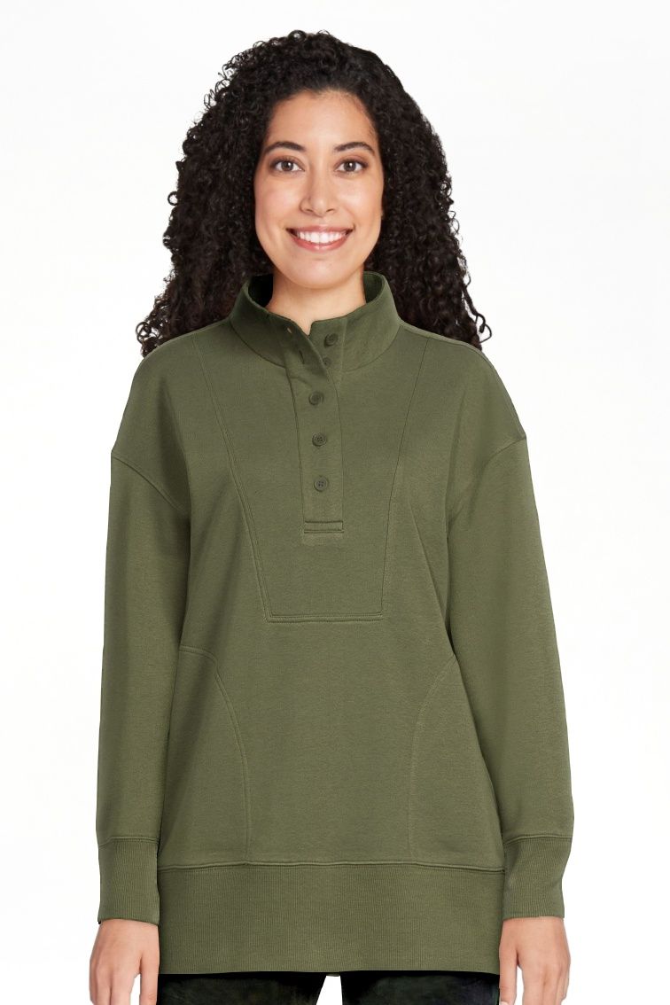 Time And Tru Women's Placket Pullover Top | Walmart (US)