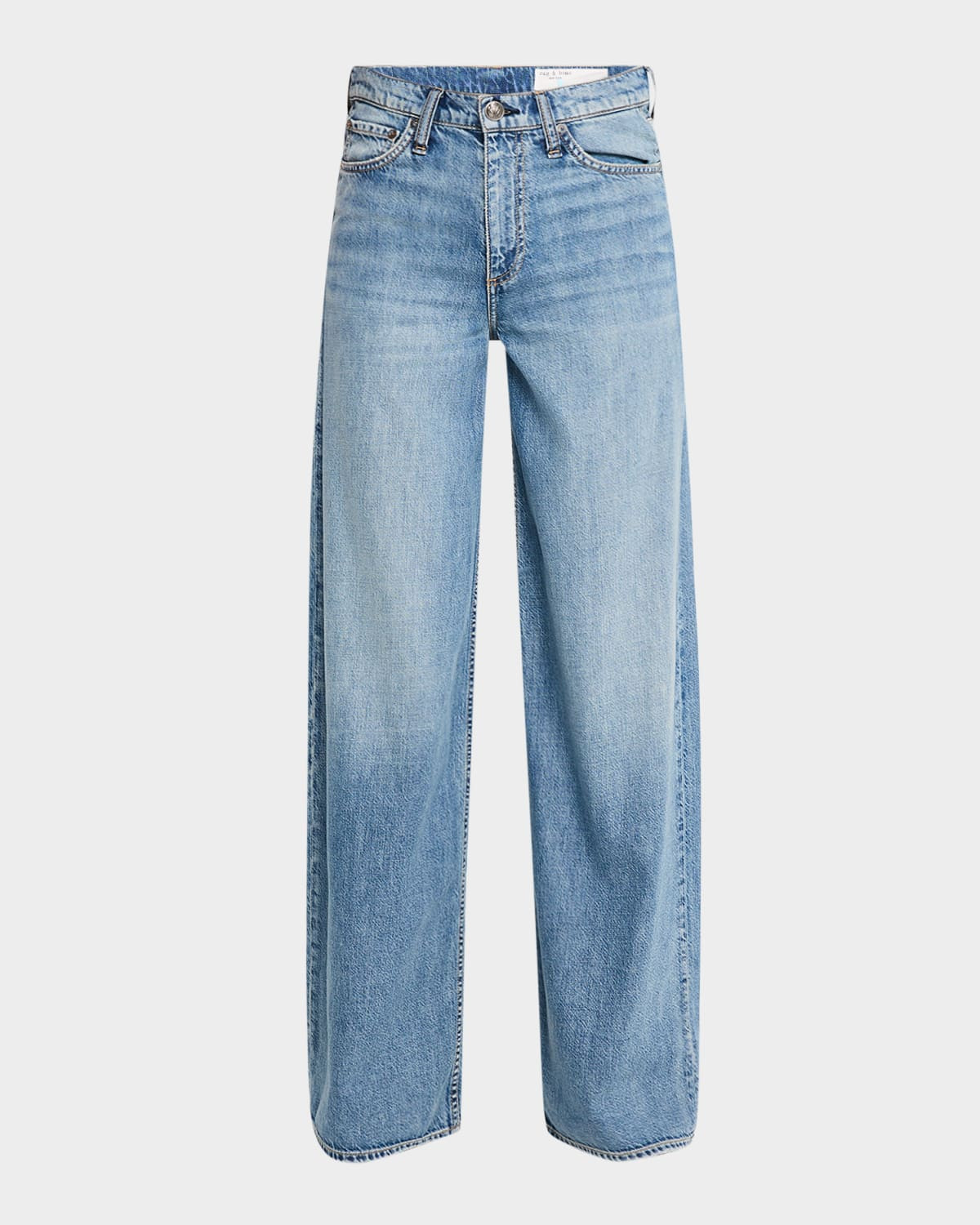 Featherweight Sofie High-Rise Wide Jeans | Neiman Marcus