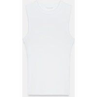 Zara - Ribbed Tank Top - White - L - Woman | Zara US
