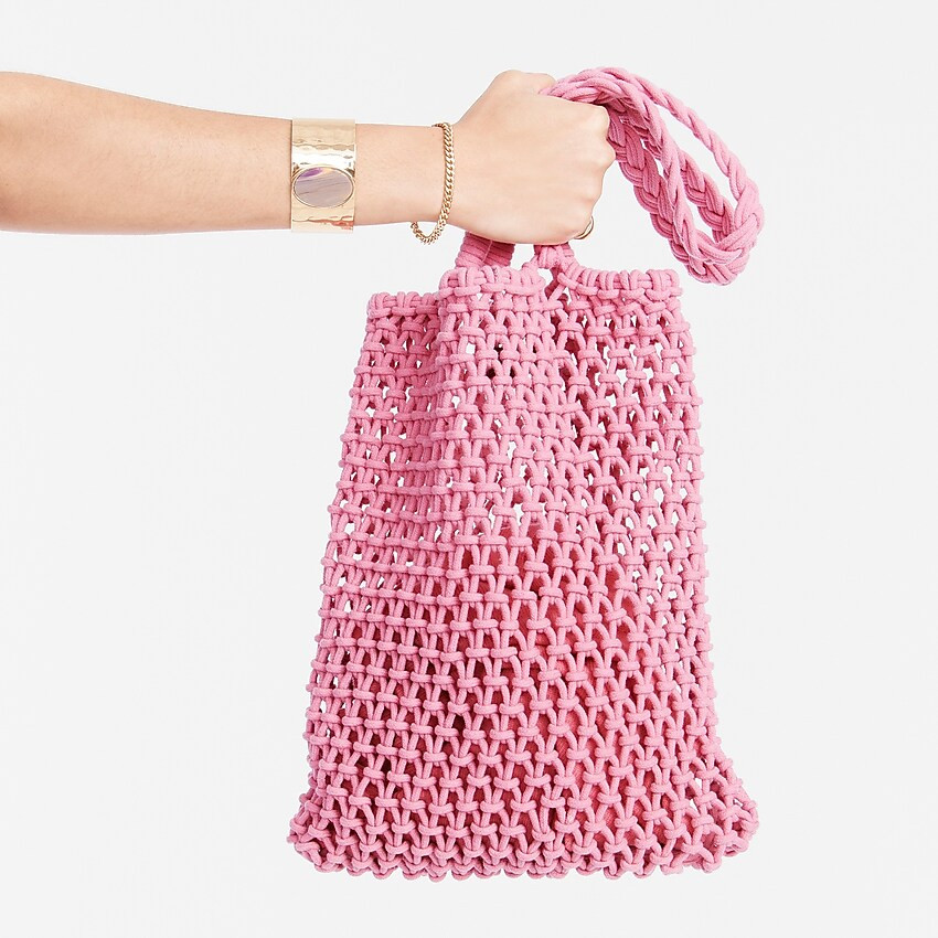 Cadiz hand-knotted rope tote | J. Crew US