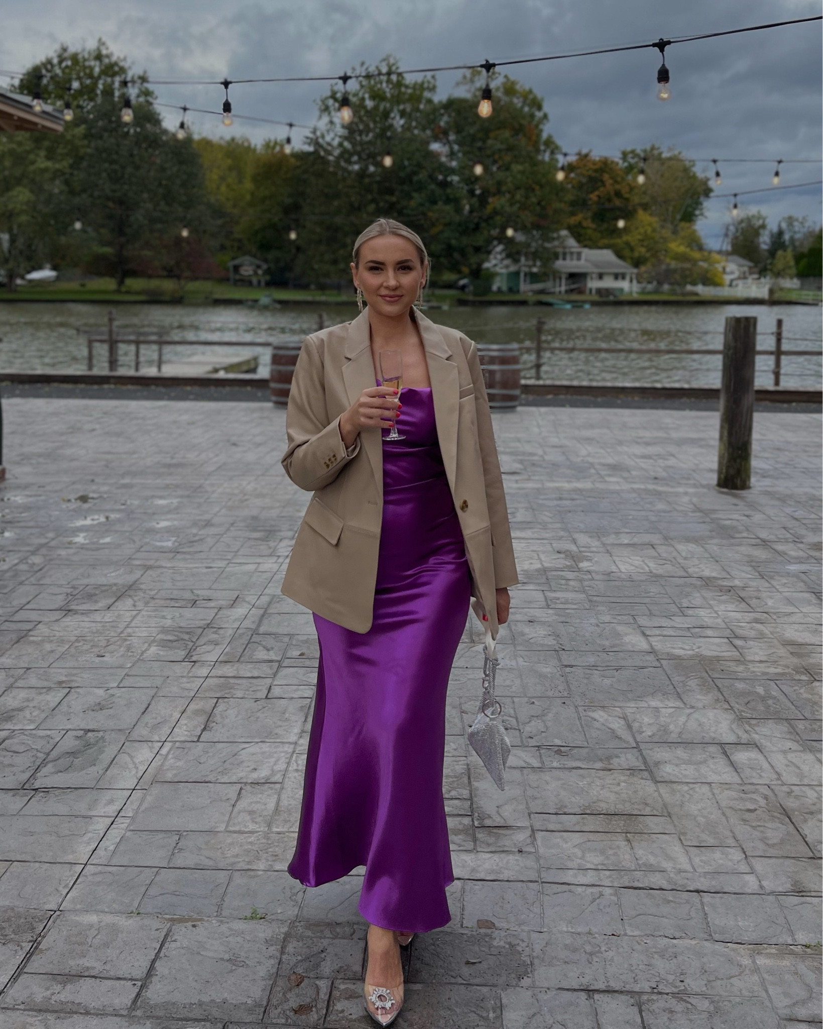 knee length dresses for ladies Long Black Dress with Belt main image 0