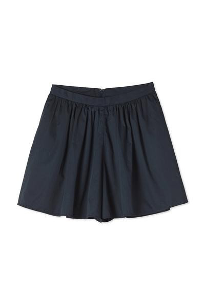 High Waisted Shorts in Navy | LAKE Pajamas