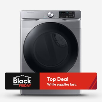 Samsung 7.5-cu ft Stackable Vented Electric Dryer with Steam Cycle ( Platinum ) | Lowe's