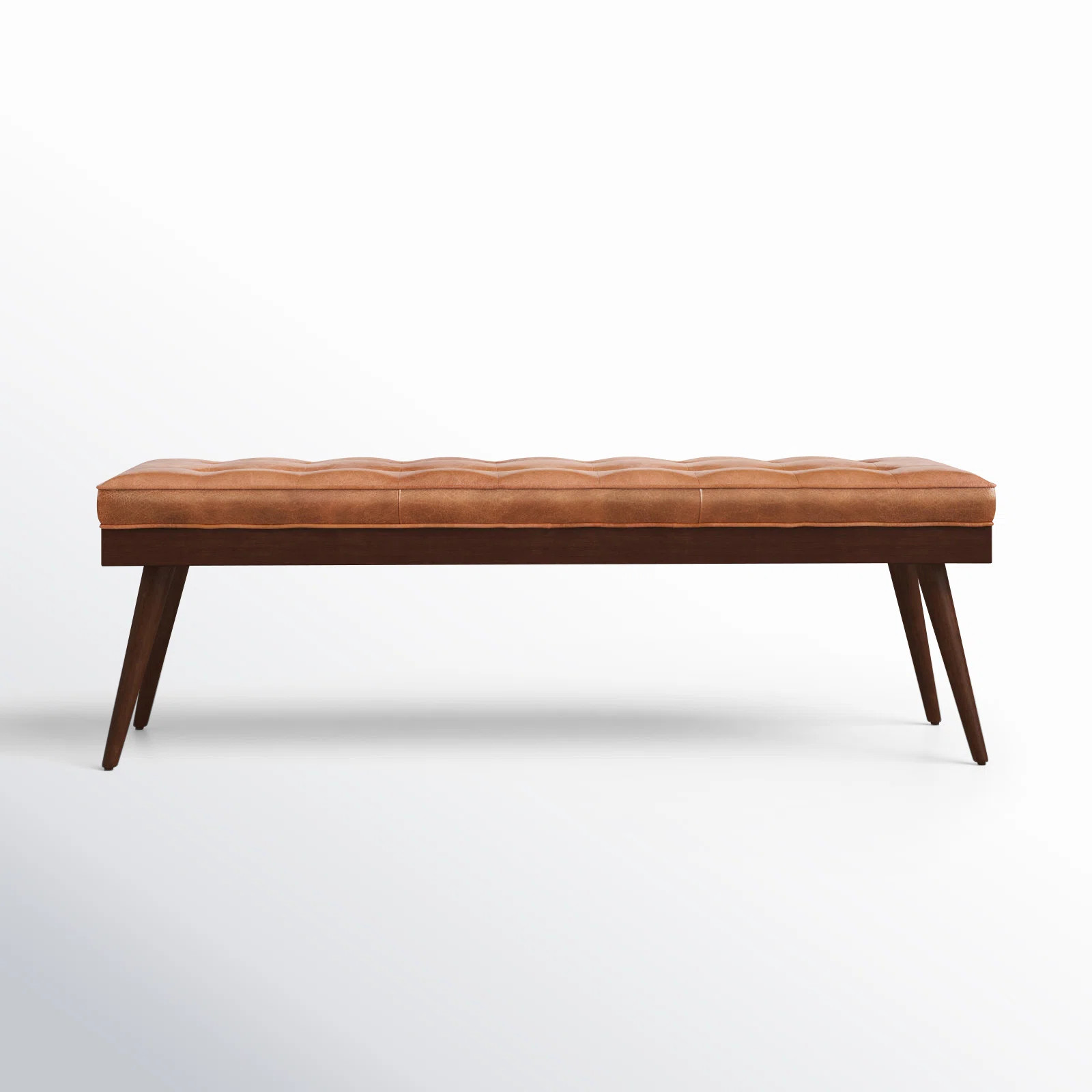 Athan Full-Grain Italian Genuine Leather Bench | Wayfair North America