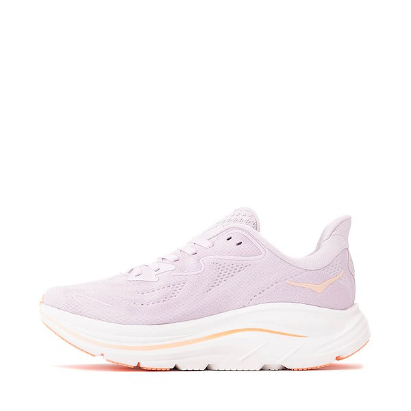 Womens HOKA Clifton 10 Athletic Shoe - Lilac Cream / Tangerine Glow | Journeys