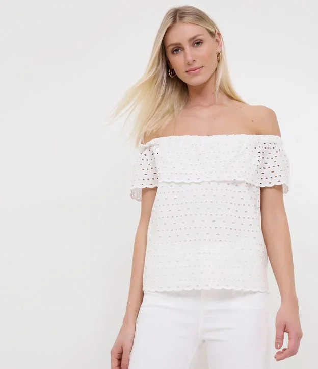 Blusa Ombro a Ombro com Bordado - Lojas Renner | Lojas Renner (BR)