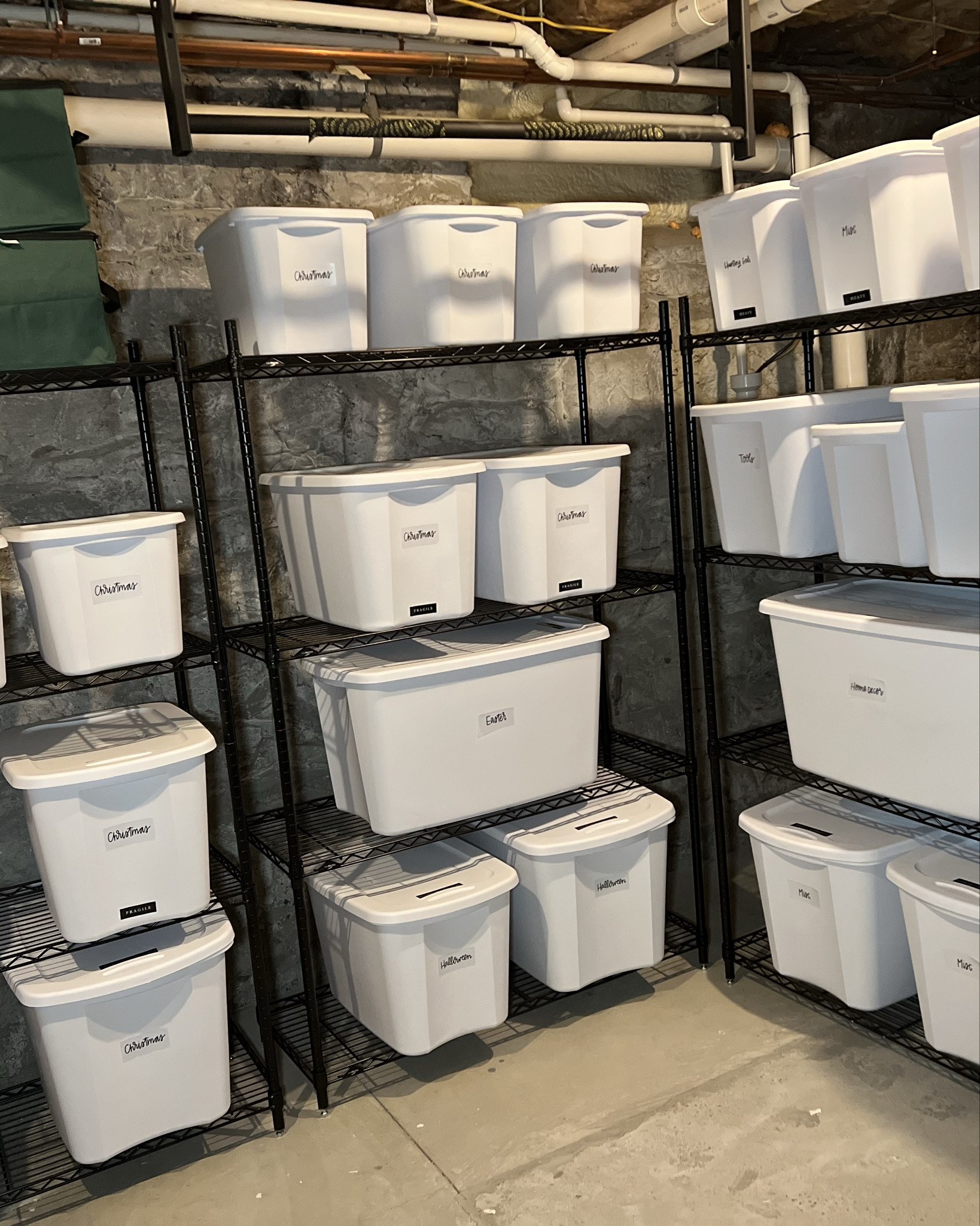 STORAGE SOLUTIONS — these are the perfect storage solutions for you. These inter metro shelves are the best, and when they’re on wheels you can move them anywhere. We also love these assorted bins that we’ve linked  

#LTKCyberWeek #LTKHome #LTKFamily