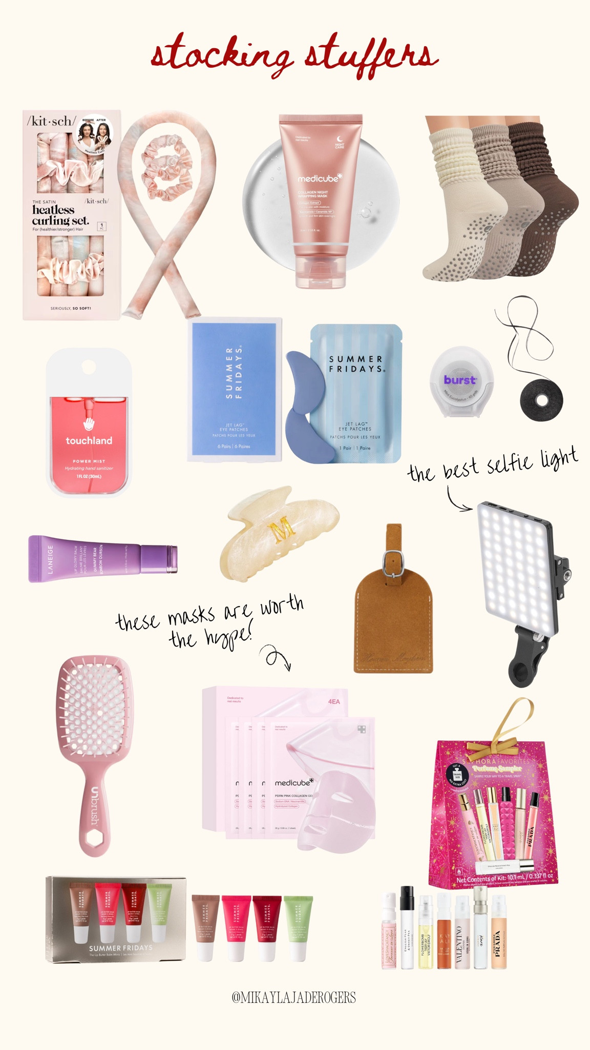 Cute and practical stocking stuffers under every budget, from mini beauty must-haves to small gadgets and fun surprises.

#LTKHoliday #LTKGiftGuide #LTKCyberWeek