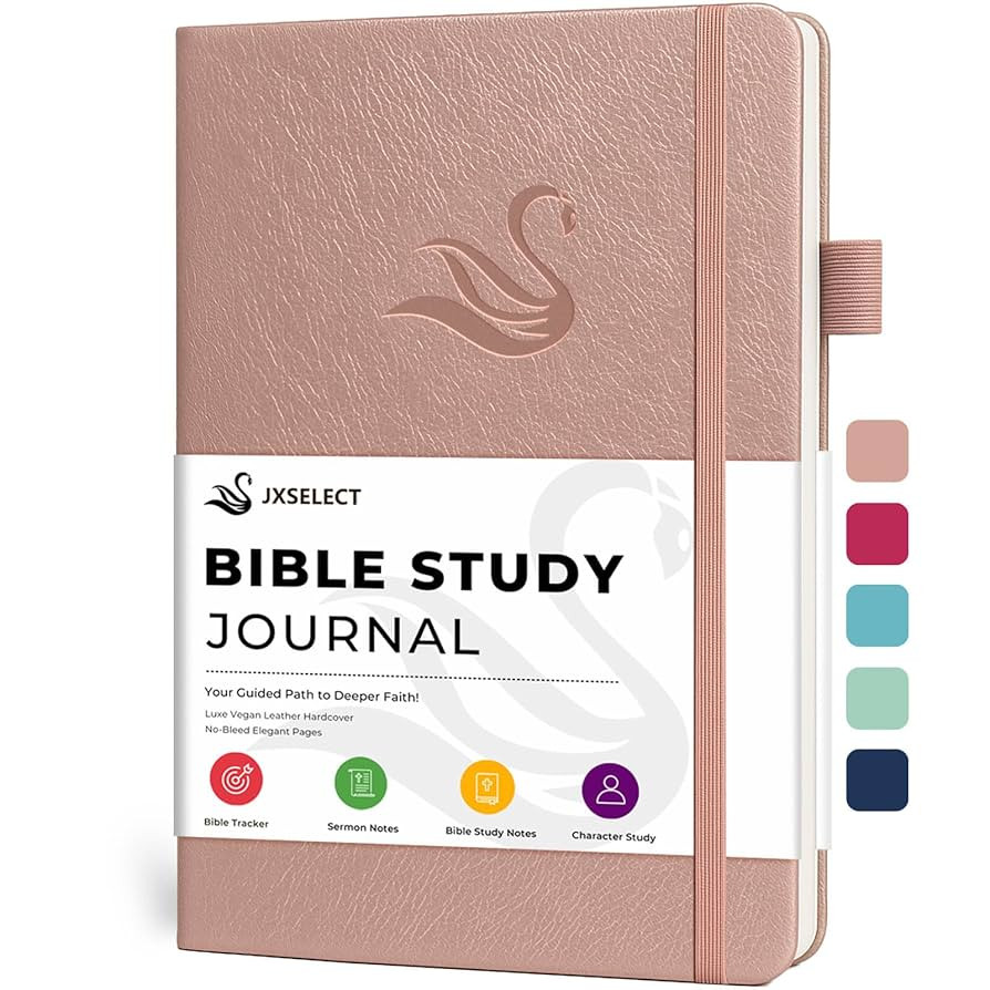 Bible Study Journal for Women – Guided Christian Notebook with Bible Reading Tracker, Prayer Pr... | Amazon (US)