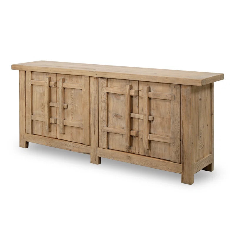 Amalfi Patrician 90.6'' Wide Pine Solid Wood Sideboard | Wayfair North America