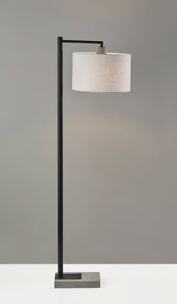 Devin 61-Inch Devin Floor Lamp Black Lamp | Rugs USA