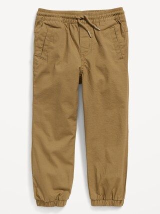 Functional-Drawstring Canvas Jogger Pants for Toddler Boys | Old Navy (CA)