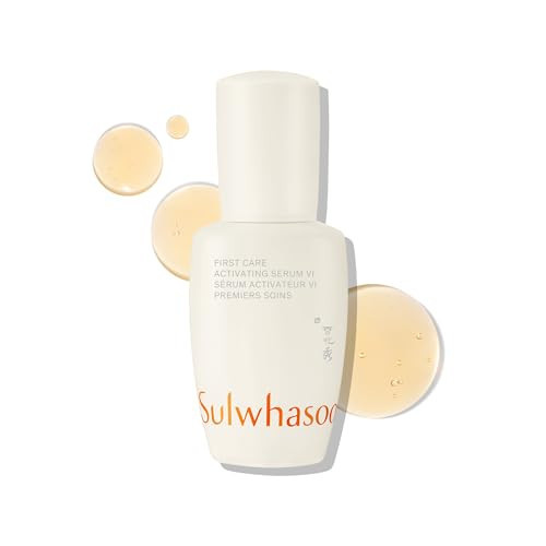 Sulwhasoo First Care Activating Serum With Ginseng | Strengthens Skin Barrier & Boosts Radiance | Anti-Aging, Hydrating Korean Face Serum for Fine Lines & Dryness | All Skin Types, 0.5 fl. oz. | Amazon (US)