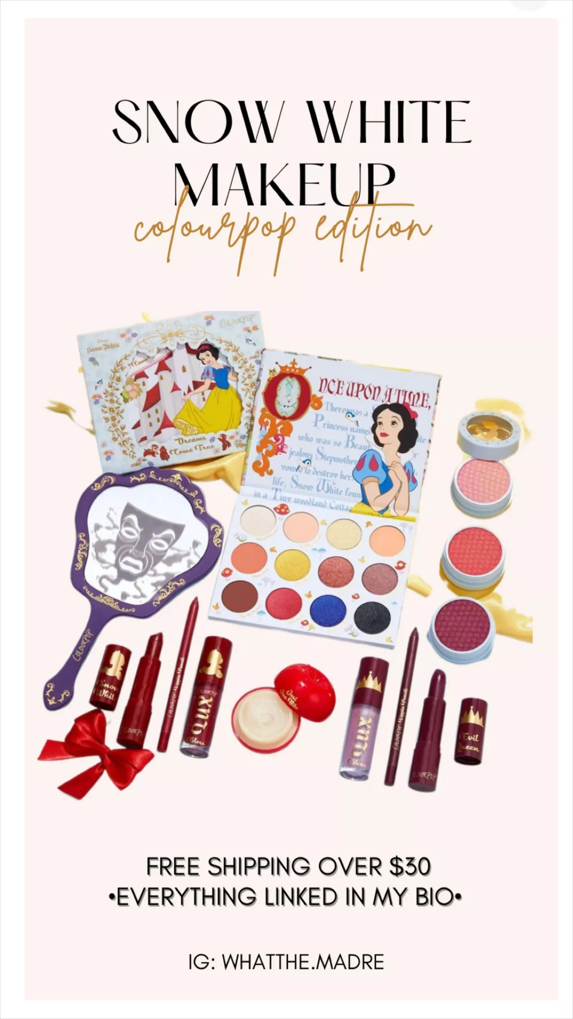 ColourPop x Disney Snow White Makeup Collection