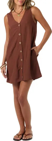O'Neill Sanders Button-Up Minidress | Nordstrom | Nordstrom